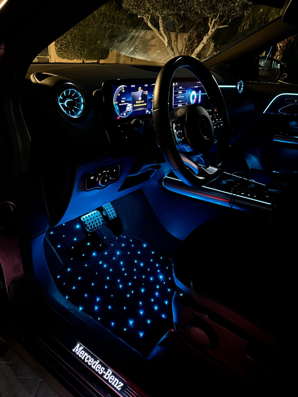 Starlight Waterproof Car Floor Mats 4PC 100+ Colors USB